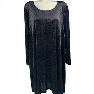 Chelsea & Theodore long sleeve Velvet/Glitter XL